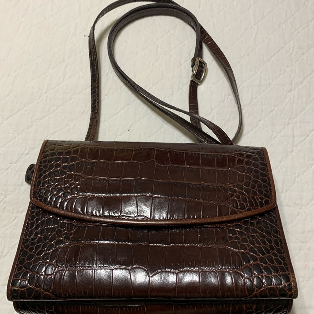 Brighton Brown Crossbody Multi Function Purse - image 1
